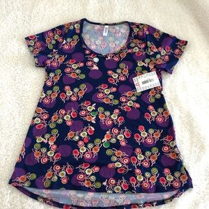 NWT Lularoe Classic T (S) Floral Design